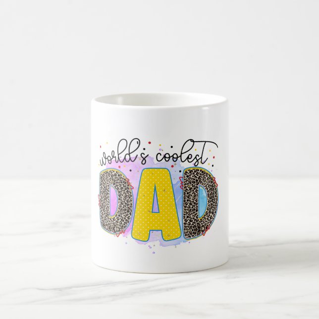  World Coolest Dad Coffee Mug (Center)