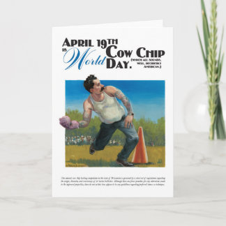 World Cow Chip Day Card