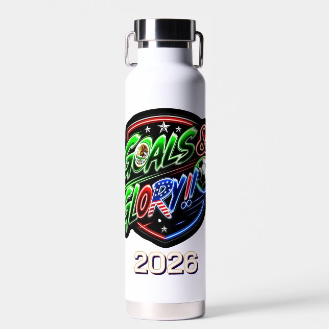 World Cup 2026 Celebrate Water Bottle (Front)