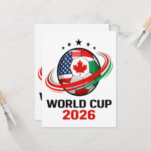 World Cup 2026 Soccer Football Invitation