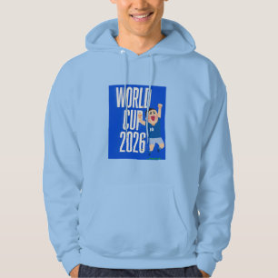 World Cup 2026 Speed Motion Typography Futuristic  Hoodie