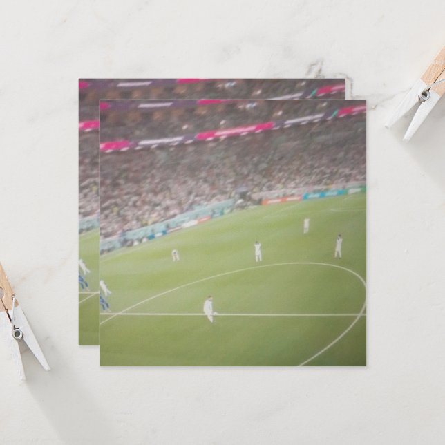 World Cup England X United States Invitation (Front/Back In Situ)