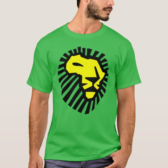 World Cup Football South Africa 2010 Lion Green T-Shirt (Front)