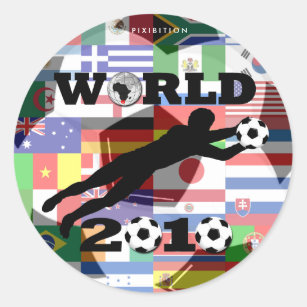 World Cup Goal Flag Sticker