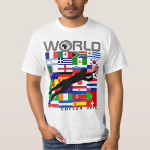 World Cup Soccer 2010 Team Flag Goal T-Shirt