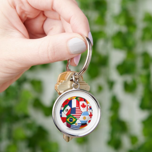 World Cup themed key chaine Ring (Hand)