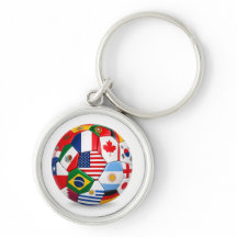 World Cup themed key chaine