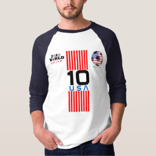 World Cup USA #10 Donovan T-Shirt Both Sides