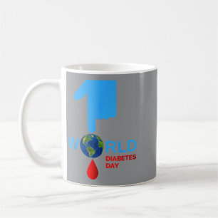 World Diabetes Day 2022 Type 1 Type 2 Diabetes Coffee Mug