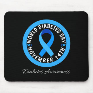 World Diabetes Day 2023 Type 1 Type 2 Diabetes Awa Mouse Pad