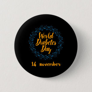 World Diabetes Day 6 Cm Round Badge