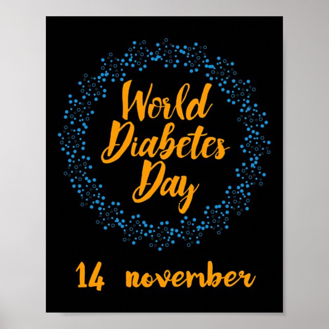 World Diabetes Day  Poster (Front)