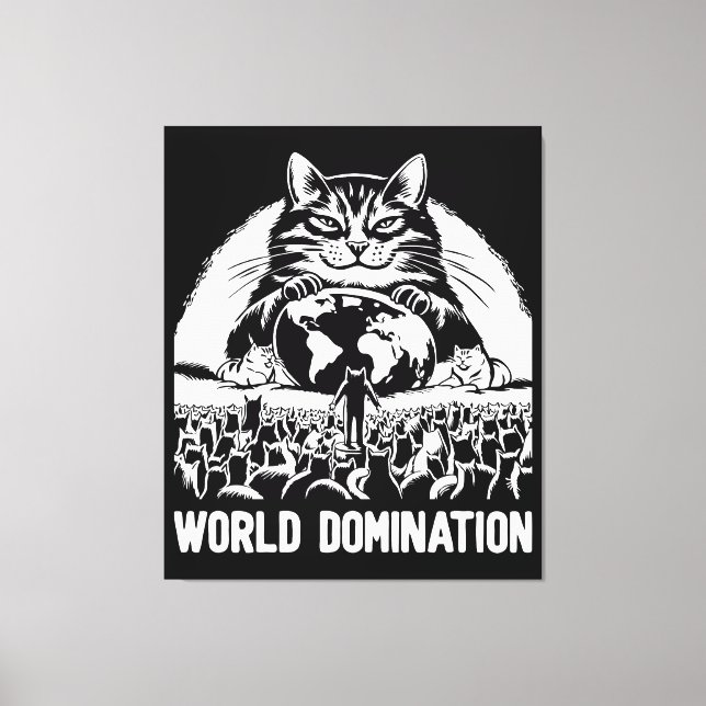 World Domination 1 Canvas Print (Front)