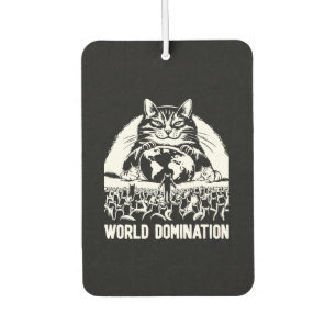 World Domination 1 Car Air Freshener