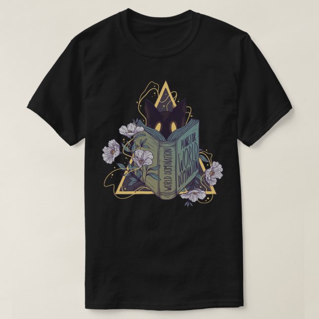 World Domination for Cats T-Shirt (Design Front)