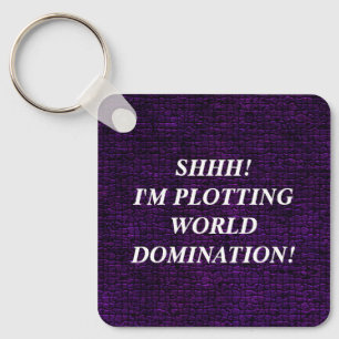 World Domination Keychain