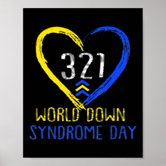 World Down Syndrome Awareness Day Love 3  Poster