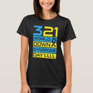 World Down Syndrome Awareness Day Socks Love Famil T-Shirt