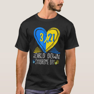 World Down Syndrome Day  3 21 Trisomy 21 Support T-Shirt