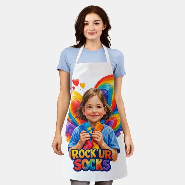 World Down Syndrome Day Apron (Worn)
