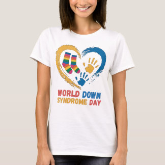 World Down Syndrome Day Awareness family Support T-Shirt