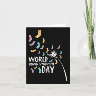World Down Syndrome Day Awareness Mum Dad Toddler Card