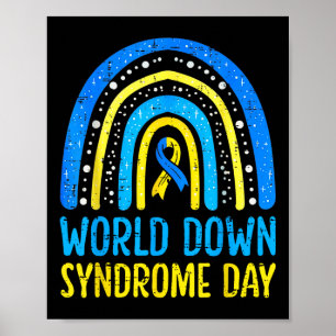 World Down Syndrome Day Awareness National T21 Mon Poster