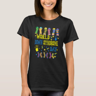 World Down Syndrome Day Awareness Socks 21 March B T-Shirt