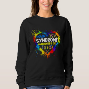 World Down Syndrome Day Awareness Socks 21 March Sweatshirt
