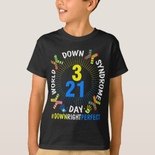 World Down Syndrome Day Awareness Socks 21 March T-Shirt
