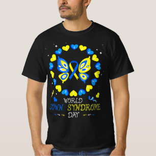 World Down Syndrome Day Awareness Socks Down Right T-Shirt