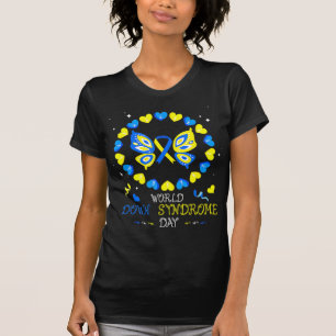 World Down Syndrome Day Awareness Socks Down Right T-Shirt