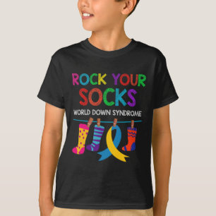 World Down Syndrome Day Boys Girls Kids Rock Your T-Shirt