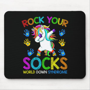 World Down Syndrome Day For Boy Kids Rock Your Soc Mouse Pad