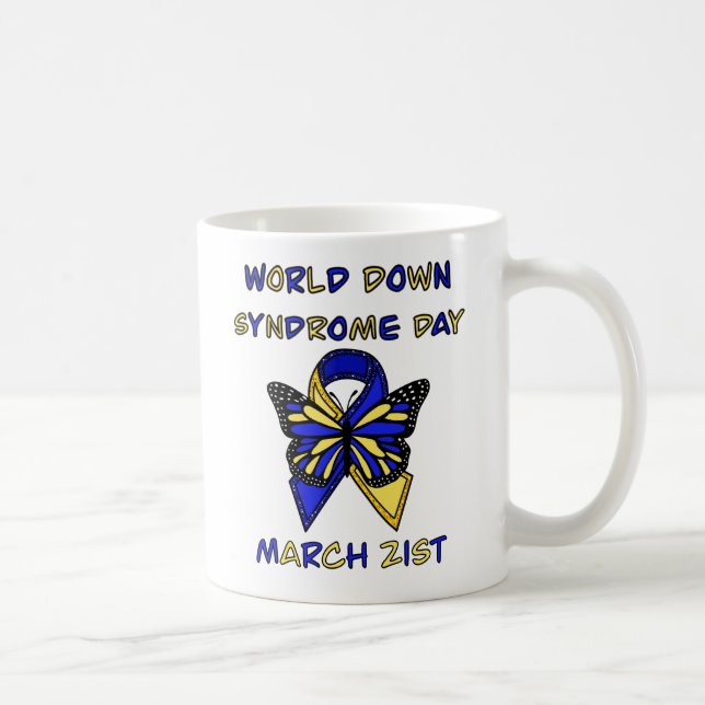 World Down Syndrome Day is March 21st   Coffee Mug (Right)