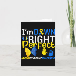 World Down Syndrome Day March 21 Down Right Card