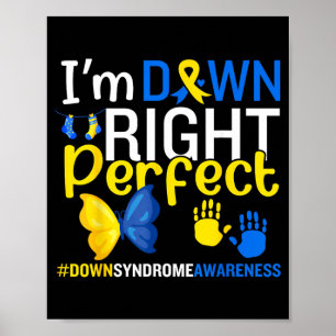 World Down Syndrome Day March 21 Down Right Poster