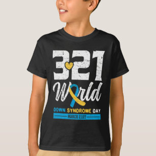 World Down Syndrome Day March 21st - Down Syndrome T-Shirt