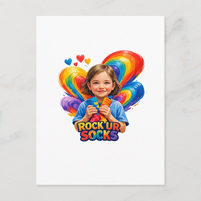 World Down Syndrome Day Postcard (Front)