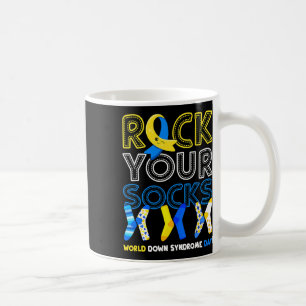 World Down Syndrome Day Rock Your Socks Awareness Coffee Mug