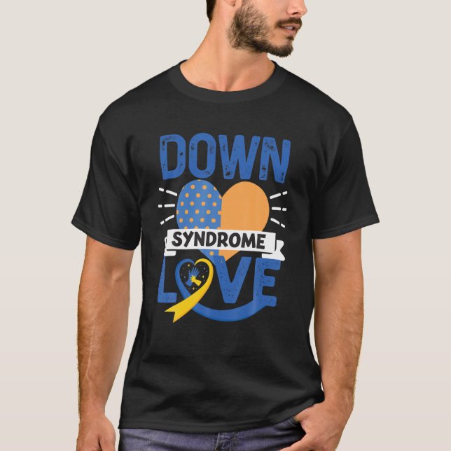 World Down Syndrome Day Rock Your Socks Awareness T-Shirt (Front)