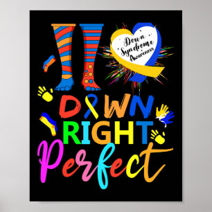 World Down Syndrome Day Rock Your Socks T21 Awaren Poster