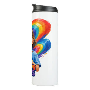 world down syndrome day thermal tumbler