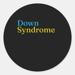 World Down Syndrome Day To Fight Cancer Ideas Down Classic Round Sticker