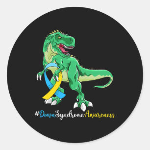 World Down Syndrome Day To Fight Cancer Ideas Down Classic Round Sticker