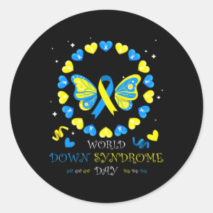 World Down Syndrome Day To Fight Cancer Ideas Down Classic Round Sticker