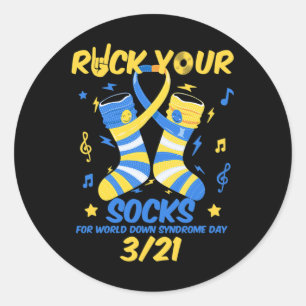 World Down Syndrome Day To Fight Cancer Ideas Down Classic Round Sticker