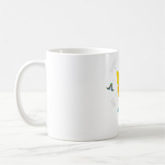 World Down Syndrome socks butterfly in the sky   Coffee Mug
