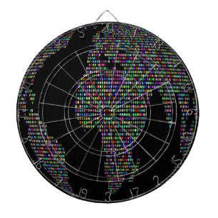 world earth planet globe map dartboard