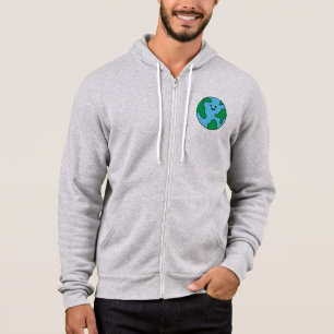 World Ecofriendly Icon Happy Earth Clipart Ecofrie Hoodie